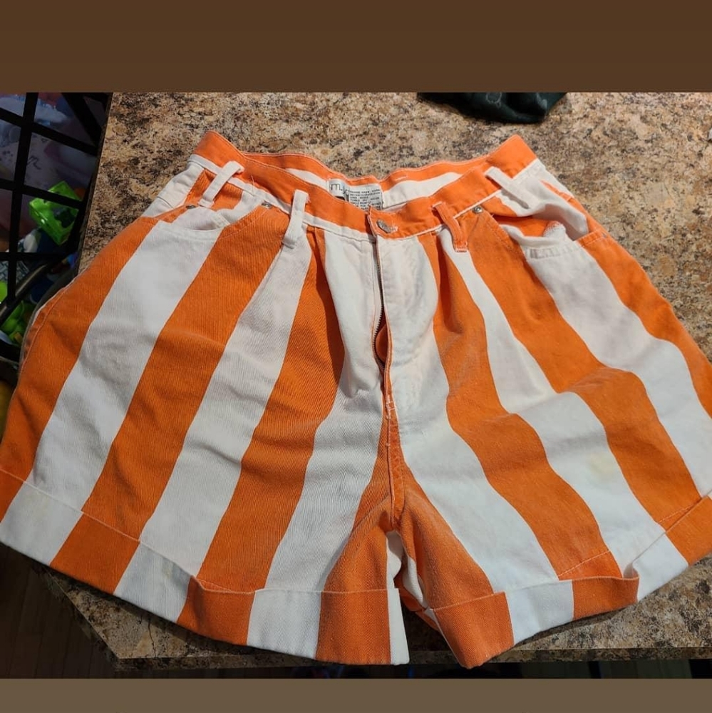 Vintage Striped Shorts